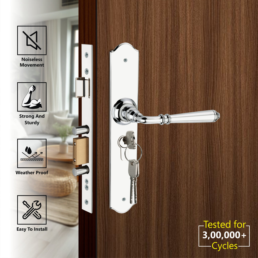 Reims Lever on Long Backplate (Pair)